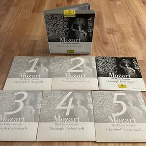 Mozart The Piano Sonatas Box Set - Christoph Eschenbach (Black & White)